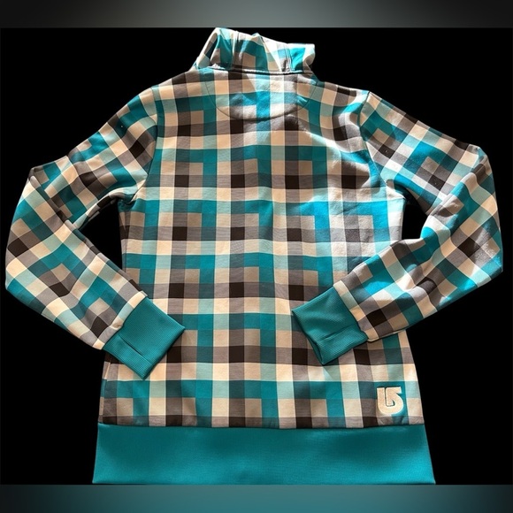 Burton beautiful blue and black ski jacket size large - Picture 2 of 7